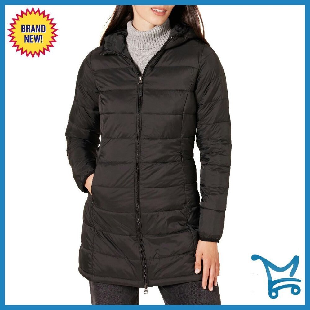 Lightweight Water-Resistant Packable Hooded Puffer Coat